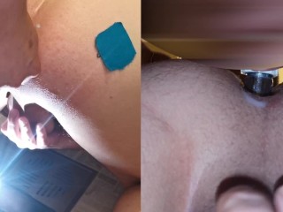 The Door Was Open While I Peed On My Boyfriend At A Rave Club! (A Wet Compilation)
